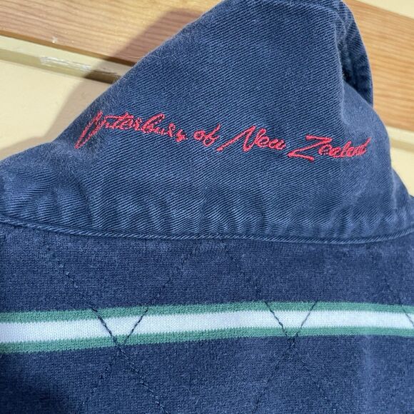 Canterbury New Zealand Rugby Shirt Men’s XL Long Sleeve Stripe Crest Logo Preppy - Picture 8 of 16